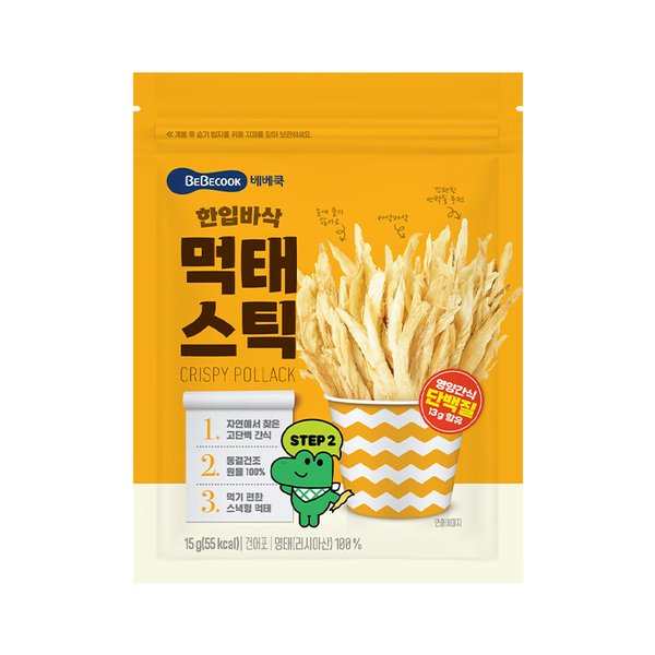 베베쿡 한입바삭 먹태스틱 15g (5개)_이미지
