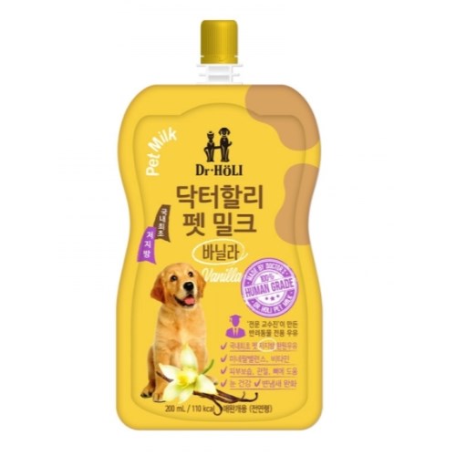 유담 닥터할리 펫밀크 바닐라 200ml (10개)_이미지