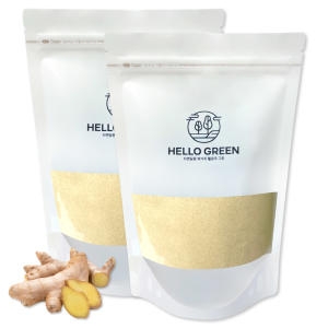 헬로우그린 헬로우 그린 국산 생강 분말 가루 100% 실속포장 1kg_이미지