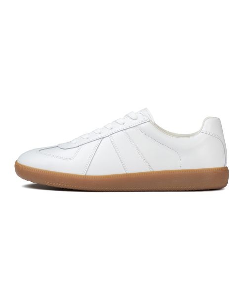 스탠다드 MUSINSA STANDARD 독일군 스니커즈 올 화이트 MEJFS0Z03-AW 116655