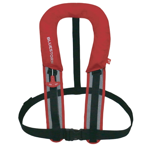 블루스톰 BSJ-8320RS 자동팽창식 구명조끼_이미지