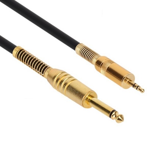 강원전자 NETmate 5.5mm 모노 to 3.5mm 스테레오 마이크 케이블 (NMC-AU5307, 7m)_이미지