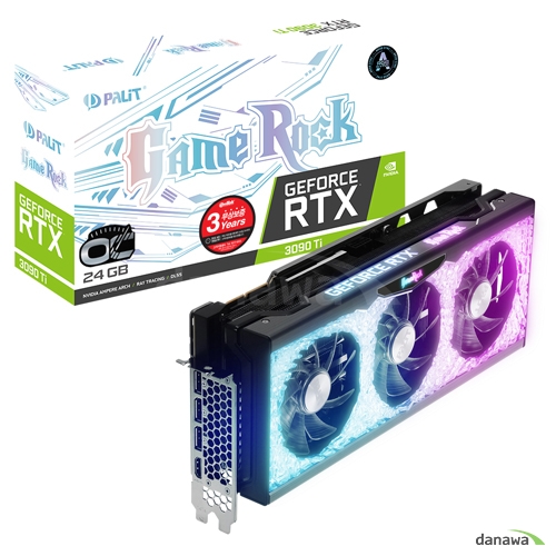 PALIT ������ RTX 3090 Ti GAMEROCK OC D6X 24GB �̿���