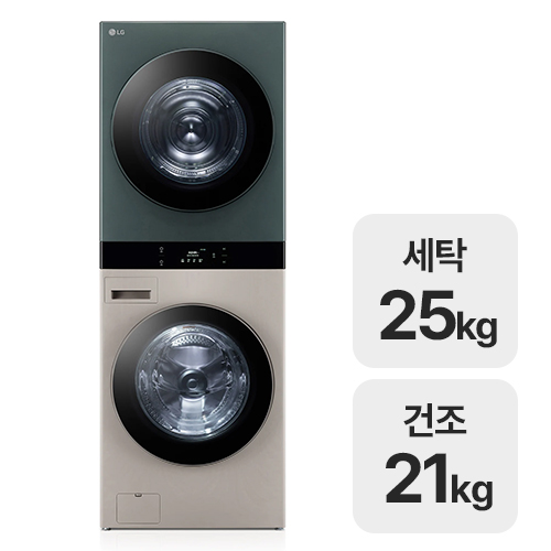 LG전자 트롬 오브제컬렉션 워시타워 WL21RGZU