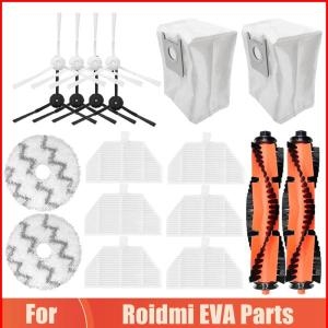샤오미 Roidmi EVA 셀프 클리닝 비우기 로봇 진공 액세서리 SDJ06RM 메인 사이드 브러시 헤파 필터 먼지 봉