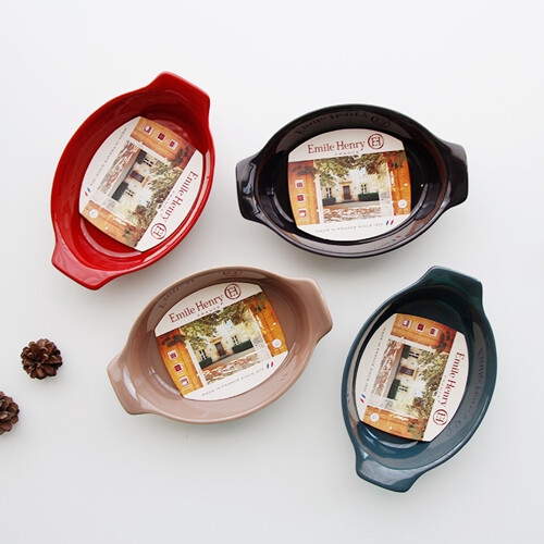 에밀앙리 HR세라믹 21.5cm 모던타원그라탕기 S 1P