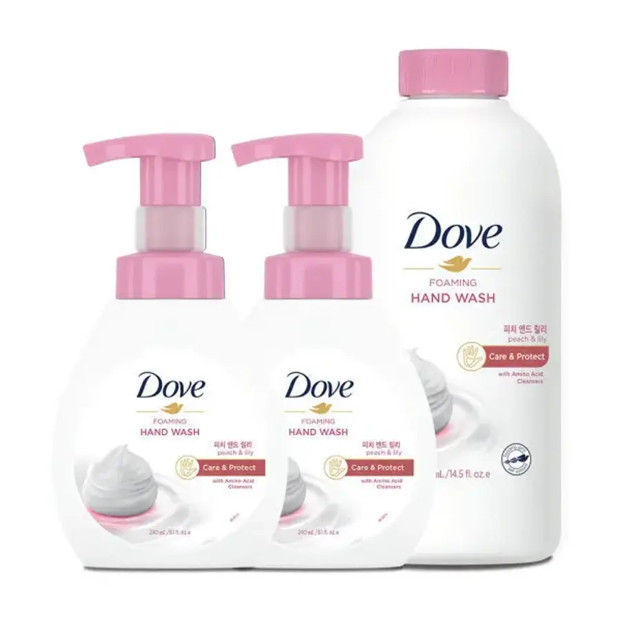 도브 포밍 핸드워시 본품 240ml + 리필 430ml x 2개 향 본품 리필751147 본품 피치 1개 리필 딥너리싱 2개_이미지