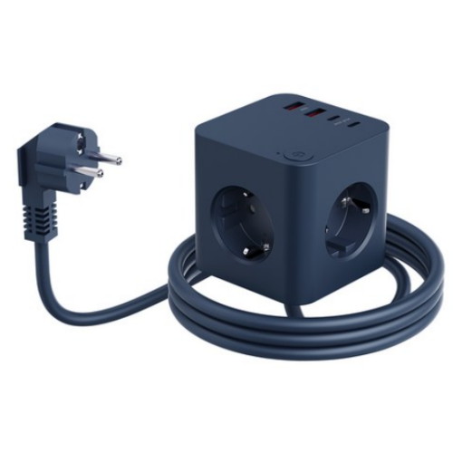 ��������� ���ڳ� 3�� 16A ���ν���ġ PD3.0 USB ���뷮 ť���Ƽ�� ������