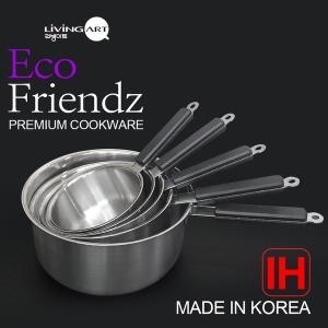 리빙아트 스텐 자루 냄비 라면냄비 24 업소용 가정용