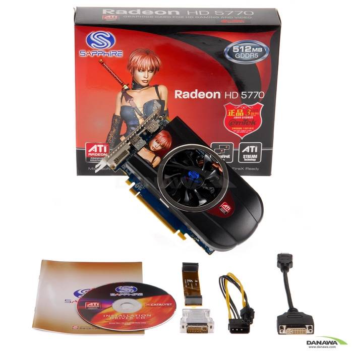 SAPPHIRE 라데온 HD 5770 D5 512MB_이미지