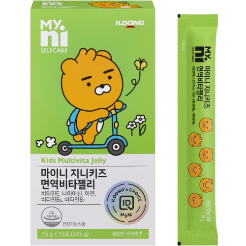 건강 마이니 지니키즈 면역 비타젤리 15p 225g x 1개