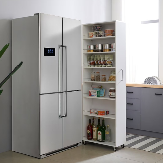 이홈데코  에코 주방 슬라이딩 냉장고 틈새장 240