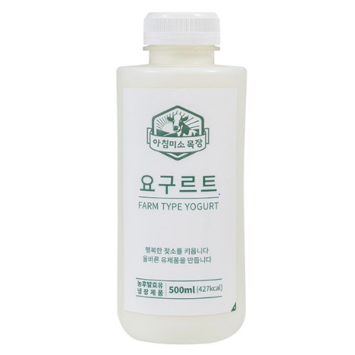 아침미소 아침미소목장 요구르트 500ml (2개)