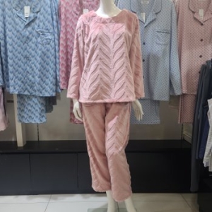 여성  번아웃 극세사 이지웨어 세트_VEP395WS