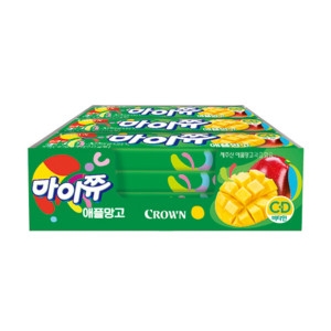 크라운제과 마이쮸 애플망고맛 스틱 15입