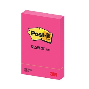 3M 노트 656 핫핑크 (270개)