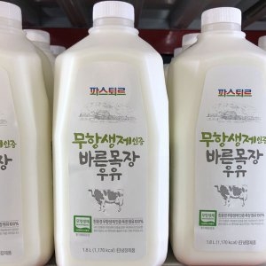 파스퇴르 무항생제 바른목장 우유 1.8L