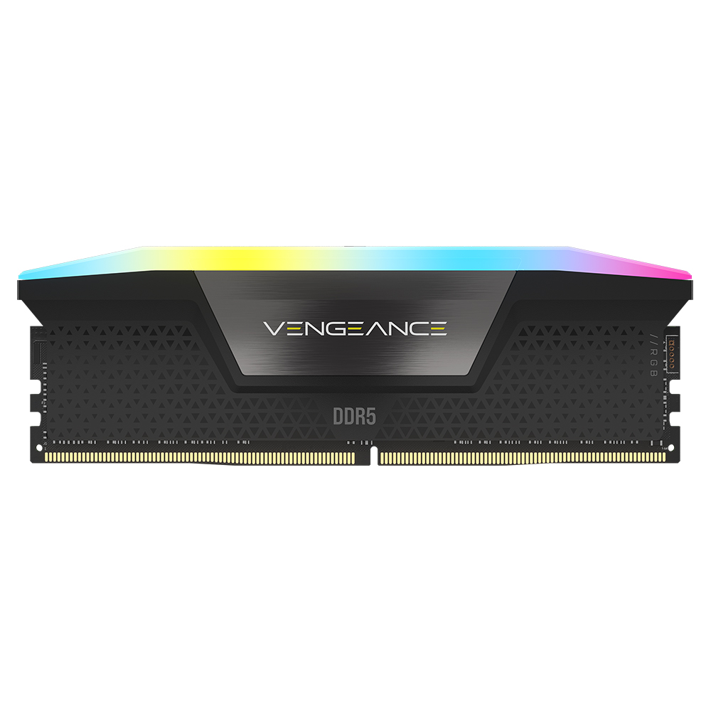 CORSAIR DDR5-5200 CL38 VENGEANCE RGB BLACK 패키지 (192GB(48Gx4))_이미지