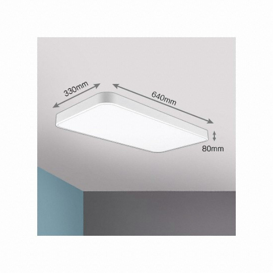 원하 LED 미러 2등 거실등 60W_이미지