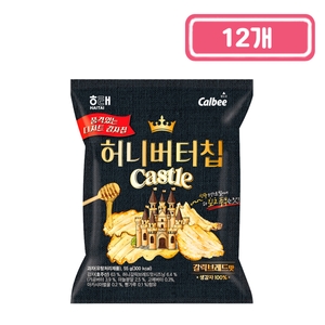 해태제과 허니버터칩 캐슬 갈릭브레드맛 55g (12개)_이미지