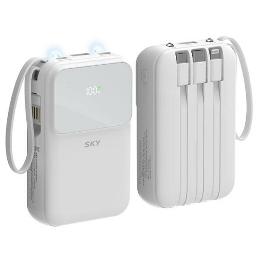 스카이랩 스카이 필 5in1 일체형 보조배터리 U10PD 10000mAh_이미지
