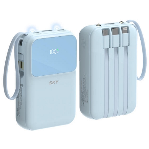 스카이랩 스카이 필 5in1 일체형 보조배터리 U10PD 10000mAh_이미지