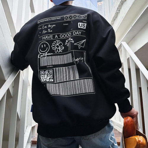 노멀쉐이크 남자오버핏맨투맨 크림색맨투맨 어깨넓어보이는옷 NSMTM110_NMS