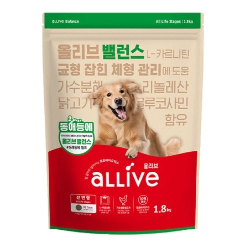 올리브 독 밸런스 1.8kg