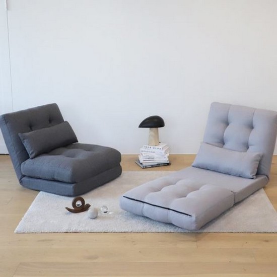 아이와비 라떼 정상스펀지 패브릭 소파베드 1인용