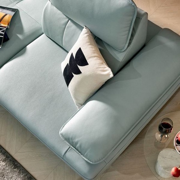 자코모 굿뮤즈 스윙 기능성 천연가죽 소파 4인용 (스툴포함)_이미지