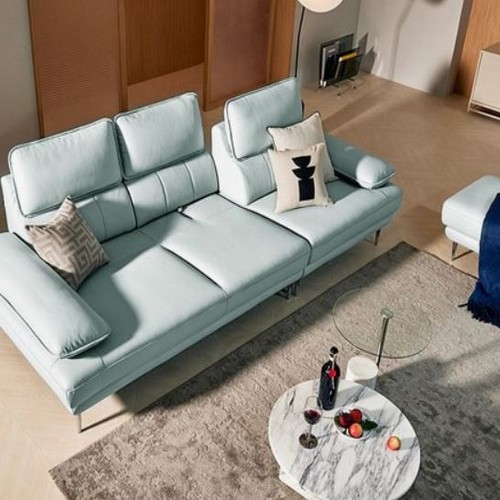 자코모 굿뮤즈 스윙 기능성 천연가죽 소파 4인용 (스툴포함)_이미지