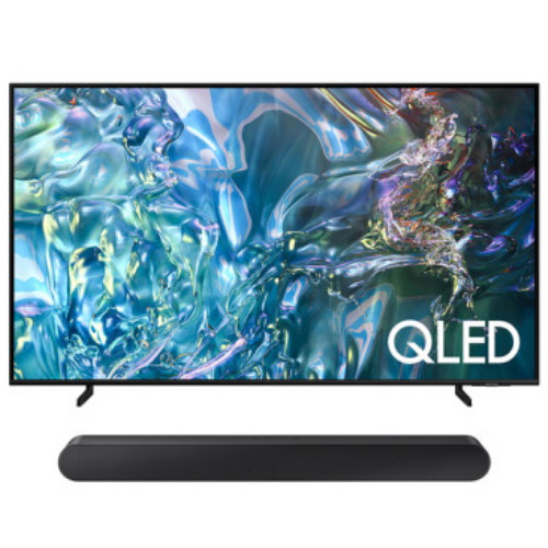 삼성전자 QLED KQ75QD60AFXKR (스탠드+사운드바, HW-S50B)_이미지