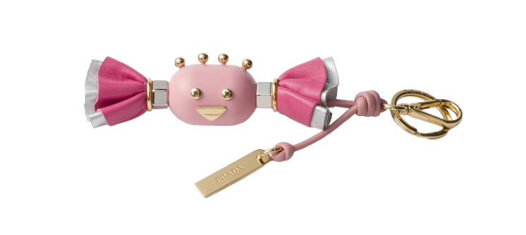 캔디 플렉시 글라스 가죽 키 링 챔 1TL5882HBRF04ZR