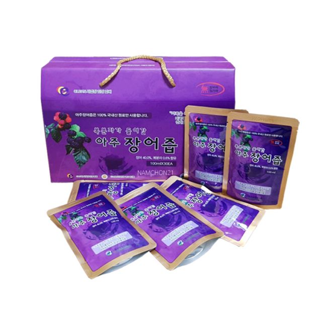 아주식품  복분자가 들어간 아주 장어즙 100ml 30포 (1개)