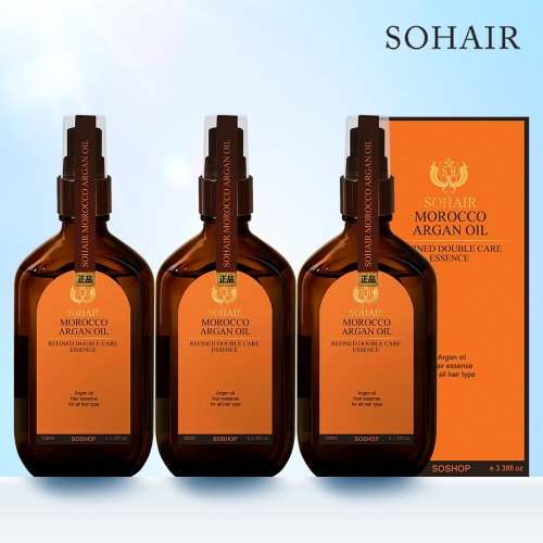 쏘헤어 오렌지에디션 모로코 아르간 오일 리파인드 더블케어 헤어에센스 100ml (3개)_이미지
