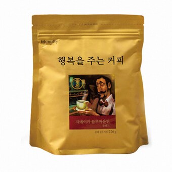 한국<b>맥널티</b> 행복을 주는 커피 자메이카 블루마운틴 226g