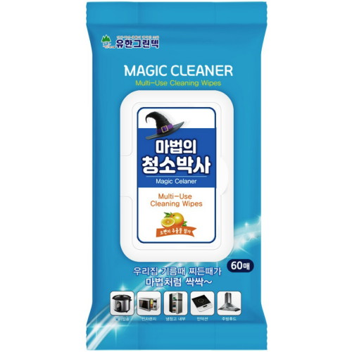 유한그린텍 ㅤ마법의 청소박사 캡형 60매 (5팩)_이미지