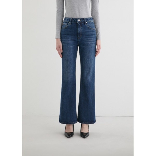 게스 여성 D톤 기모 플레어 붓컷 YP4D1187_이미지