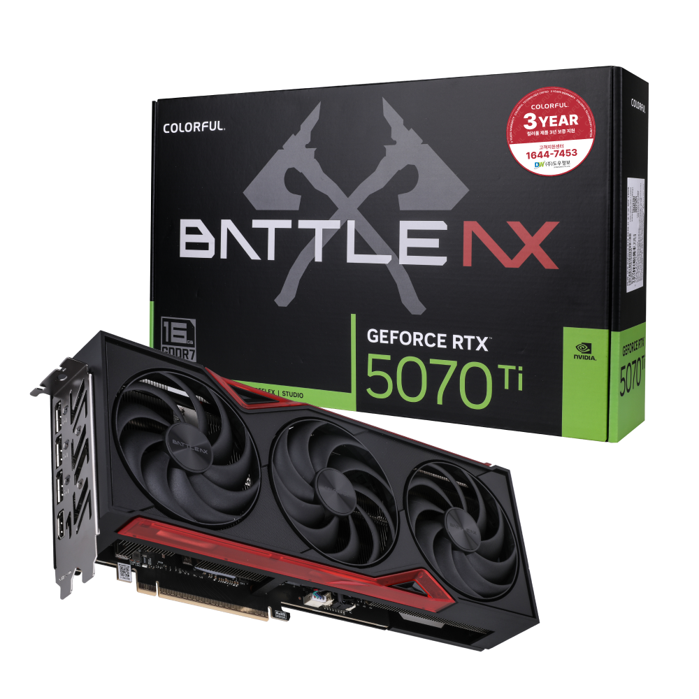 COLORFUL 지포스 RTX 5070 Ti BATTLE AX SFF D7 16GB 도우정보_이미지