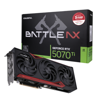 COLORFUL 지포스 RTX <b>5070</b> <b>Ti</b> BATTLE AX SFF D7 16GB 도우정보