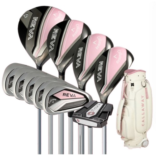 캘러웨이 레바 여성용 풀세트 (10개 카본 캐디백 정품)