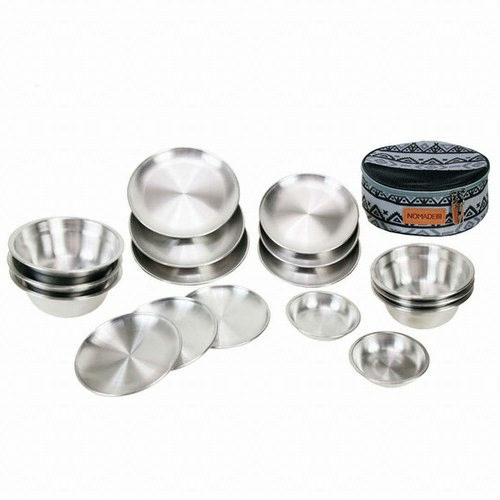 노마드 하이랭크 304 식기세트 3인용 17p