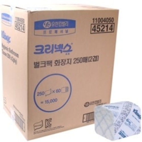 크리넥스 벌크팩화장지 250매 (60팩)_이미지