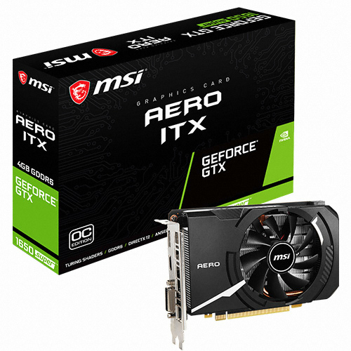 MSI 지포스 GTX 1650 SUPER 에어로 ITX OC D6 4GB_이미지
