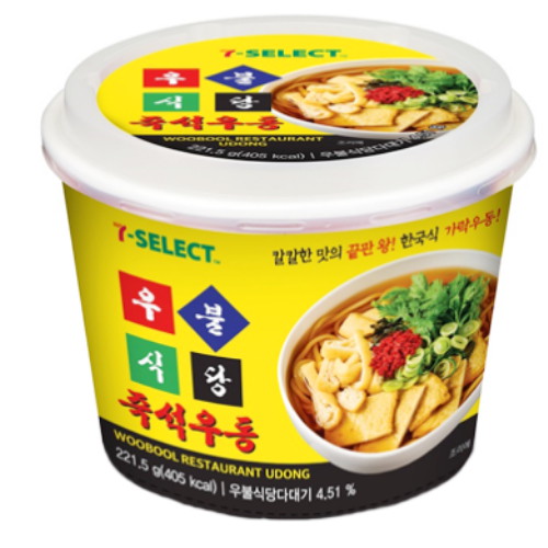 세븐일레븐 우불식당 즉석우동 221.5g (8개)_이미지