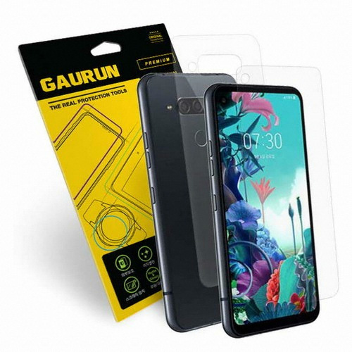 LG Q70 리얼커브드 케이스핏 액정+무광 후면 외부보호필름