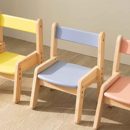 야마토야 노스타3 의자 원목 유아 아기 높이조절 의자_이미지