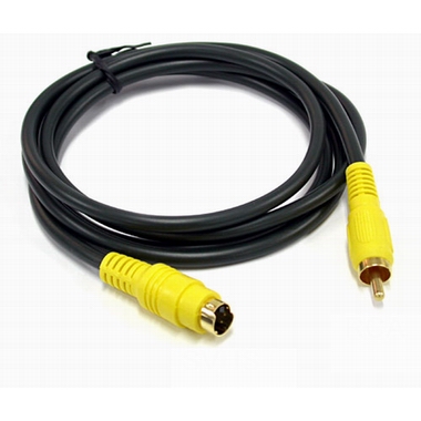 강원전자 NETmate S-VHS to RCA 비디오 케이블 (NMA-SSR015, 1.5m)_이미지