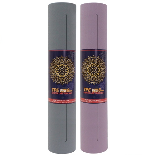 고무나라 와이드 TPE 센터라인 요가매트 (8mm)_이미지