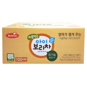 제이앤푸드 베베스트 처음먹는 아이 보리차 100티백 (1개)_이미지